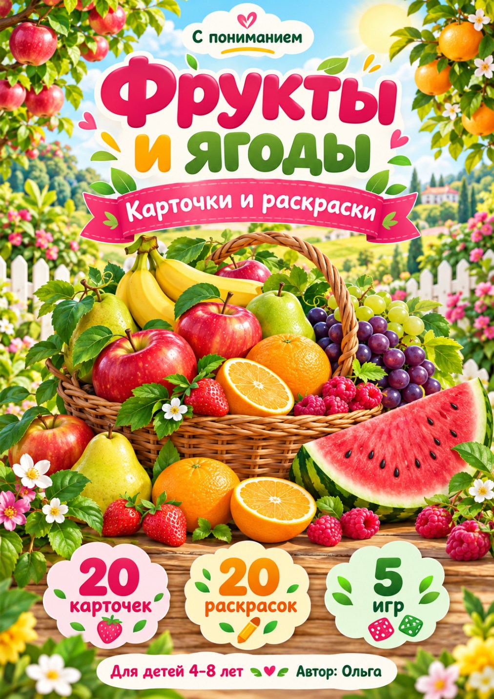 Фрукты и ягоды — обложка набора