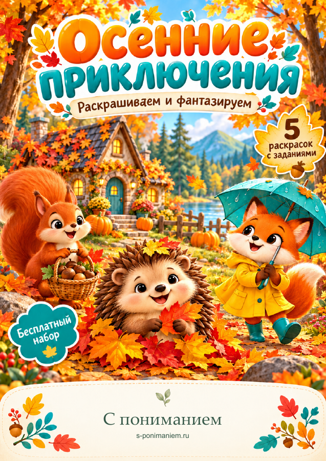 Осенние приключения — раскраски
