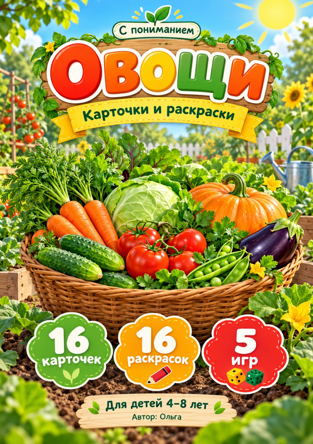 Овощи — обложка набора